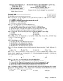 Đề thi thử THPT QG môn Vật lí năm 2019 - Sở GD&ĐT Ninh Bình - Mã đề 001