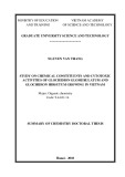 Summary of Chemistry Doctoral thesis: Study on chemical constituents and cytotoxic activities of Glochidion Glomerulatum and Glochidion Hirsutum growing in study on chemical constituents and cytotoxic activities of glochidion glomerulatum and glochidion hirsutum growing in Vietnam