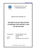 Báo cáo nghiên cứu khoa học cấp trường: Xác định tỉ lệ của thân cây bắp và ngọn mía thích hợp để ủ chua tại tỉnh Trà Vinh