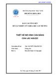 Báo cáo nghiên cứu khoa học cấp trường: Thiết kế mô hình cân bằng con lắc ngược