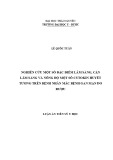 Luận án tiến sĩ Y học: Nghiên cứu một số đặc điểm lâm sàng, cận lâm sàng và nồng độ một số cytokin huyết tương trên bệnh nhân mắc bệnh gan mạn tính doa rượu