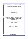 Tóm tắt Luận án tiến sĩ Nông nghiệp: Nghiên cứu xác định hệ thống cây trồng thích hợp ở huyện Thạch Thành, tỉnh Thanh Hóa