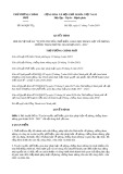 Quyết định số 861/2019/QĐ-TTg