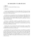 Quy định quản lý tài sản cửa hàng