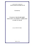 Luận án tiến sĩ Cơ học: Ứng dụng lý thuyết điều khiển trong tối ưu tần số riêng và khối lượng của kết cấu thanh
