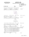 Đề kiểm tra 1 tiết chương 1 Giải tích 12 năm học 2018-2019 có đáp án - Trường THP Đức Hòa