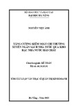 Tóm tắt luận văn Thạc sĩ: Tăng cường kiểm soát chi thường xuyên ngân sách Nhà nước qua Kho bạc Nhà nước Hải Châu