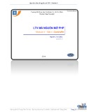 Bài giảng Lập trình viên mã nguồn mở (Module 4) - Bài 4: Controller