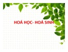 Bài giảng Hóa học - Hóa sinh