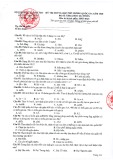 Đề thi minh họa THPT Quốc gia năm 2020 môn Sinh học - Bộ Giáo dục và Đào tạo (Lần 1)