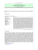 Measuring the performance of poultry business through effective supply chain management skills