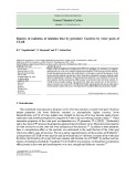 Kinetics of oxidation of toluidine blue by periodate: Catalysis by water pools of CTAB