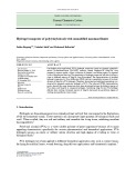 Hydrogel composite of poly(vinylalcool) with unmodified montmorillonite