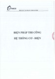 Biện pháp thi công hệ thống cơ - điện