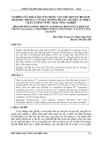 Nghiên cứu khả năng ứng dụng vật liệu keo tụ biogum sinh học trích ly từ hạt muồng hoàng yến để cải thiện chất lượng nước thải công nghiệp