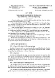 Quy định số: 04/2020-QyĐ/TC-HVNH