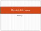 Bài giảng Quy hoạch thực nghiệm – Chương 3: Phân tích biến lượng