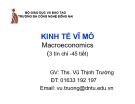 Bài giảng Kinh tế vĩ mô: Giới thiệu môn học - ThS. Vũ Thịnh Trường