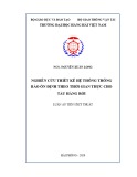 Luận án Tiến sĩ Kỹ thuật: Nghiên cứu thiết kế hệ thống thông báo ổn định theo thời gian thực cho tàu hàng rời