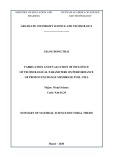 Summary of Material science Doctoral thesis: Fabrication and evaluation of influence of technological parameters on performance of proton exchange membrane fuel cell