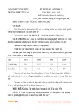 Đề khảo sát chất lượng đầu năm môn Địa lí lớp 12 năm học 2012-2013 – Trường THPT Yên Lạc