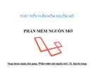 Bài giảng Phát triển phần mềm nguồn mở: Bài 2 - Nguyễn Hữu Thể