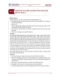 Bài giảng Lập dự án đầu tư - Bài 3: Phân tích tài chính và kinh tế xã hội dự án đầu tư (Phần 1)