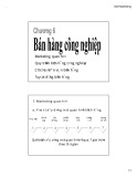 Bài giảng Marketing công nghiệp: Chương 6 - ThS. Trần Thị Ý Nhi