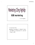 Bài giảng Marketing công nghiệp: Chương 1 - ThS. Trần Thị Ý Nhi