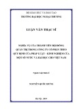 Luận văn Thạc sĩ Luật kinh tế: Nghĩa vụ của thành viên Hội đồng quản trị trong công ty cổ phần theo quy định của pháp luật – Kinh nghiệm của một số nước và bài học cho Việt Nam