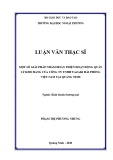Luận văn Thạc sĩ Kinh doanh thương mại: Một số giải pháp nhằm hoàn thiện hoạt động quản lý kho hàng của Công ty TNHH Yazaki Hải Phòng Việt Nam tại Quảng Ninh