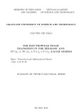 Summary of Physics doctoral thesis: The electroweak phase transition in the Zee-Babu and SU(3)C⊗SU(3)L⊗U(1)⊗U(1)N gauge models