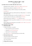Đề cương ôn tập HK2 môn Tin học 9 năm 2019-2020 - Trường THCS Thu Bồn