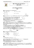 Đề cương ôn tập HK2 môn Toán 9 năm 2019-2020 - Trường THCS Phước Nguyên