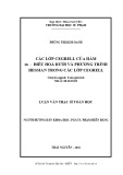 Luận văn Thạc sĩ Toán học: Các lớp Cegrell của hàm m - điều hoà dưới và phương trình Hessian trong các lớp Cegrell