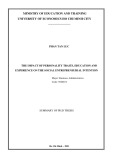 Summary of PhD thesis Business administration: The impact of personality traits, education and experience on the social entrepreneurial intention