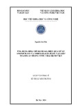 Luận văn Thạc sĩ Kỹ thuật môi trường: Ứng dụng HPLC để đánh giá hiệu quả xử lý Amoxicillin và Norfloxacin bằng vật liệu TiO2/SBA-15 trong nước thải bệnh viện