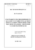 Tóm tắt Luận văn Thạc sĩ Quản lý công: Cung ứng dịch vụ công theo mô hình một cửa tại các đơn vị sự nghiệp công lập trong lĩnh vực lao động, thương binh, xã hội trực trực thuộc Sở Lao động - Thương binh và Xã hội thành phố Hà Nội