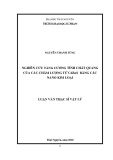 Luận văn Thạc sĩ Vật lý: Nghiên cứu tăng cường tính chất quang của các chấm lượng tử CdZnS bằng các nano kim loại
