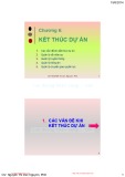 Bài giảng Quản lý dự án: Chương 6 - Nguyễn Thị Đức Nguyên