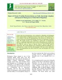 Impact of cluster frontline demonstrations on yield, knowledge adoption and spread of blackgram in tribal belt of Rajasthan