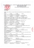 Đề thi minh họa THPT Quốc gia năm 2021 môn Sinh học - Bộ Giáo dục và Đào tạo