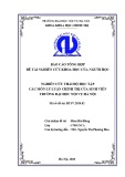Đề tài nghiên cứu khoa học của người học: Nghiên cứu thái độ học tập các môn Lý luận chính trị của sinh viên trường Đại học Nội vụ Hà Nội