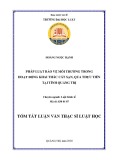 Tóm tắt Luận văn Thạc sĩ Luật học: Pháp luật bảo vệ môi trường trong hoạt động khai thác cát sạn, qua thực tiễn tại tỉnh Quảng Trị