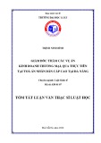 Tóm tắt Luận văn Thạc sĩ Luật học: Giám đốc thẩm các vụ án kinh doanh thương mại, qua thực tiễn tại Tòa án nhân dân cấp cao tại Đà Nẵng