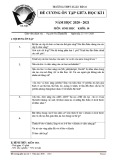Đề cương ôn tập giữa học kì 1 môn Sinh học lớp 10 năm 2020-2021 - Trường THPT Xuân Đỉnh