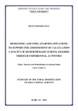 Summary of Doctoral Dissertation on Educational Science: Designing and using learning situations to support the assessment of calculation capacity of senior primary school graders through experiential activities