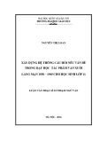 Luận văn Thạc sĩ Sư phạm Ngữ văn: Xây dựng hệ thống câu hỏi nêu vấn đề trong dạy học tác phẩm văn xuôi lãng mạn 1930 – 1945 cho học sinh lớp 11