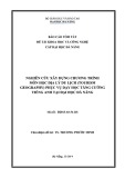 Báo cáo tóm tắt đề tài khoa học và công nghệ đại học: Nghiên cứu xây dựng chương trình môn học Địa lý du lịch (Tourism geography) phục vụ dạy học tăng cường tiếng Anh tại đại học Đà Nẵng