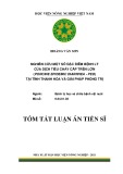 Tóm tắt Luận án Tiến sĩ: Nghiên cứu một số đặc điểm bệnh lý của dịch tiêu chảy cấp trên lợn (Porcine epidemic diarrhea - Ped) tại tỉnh Thanh Hóa và giải pháp phòng trị